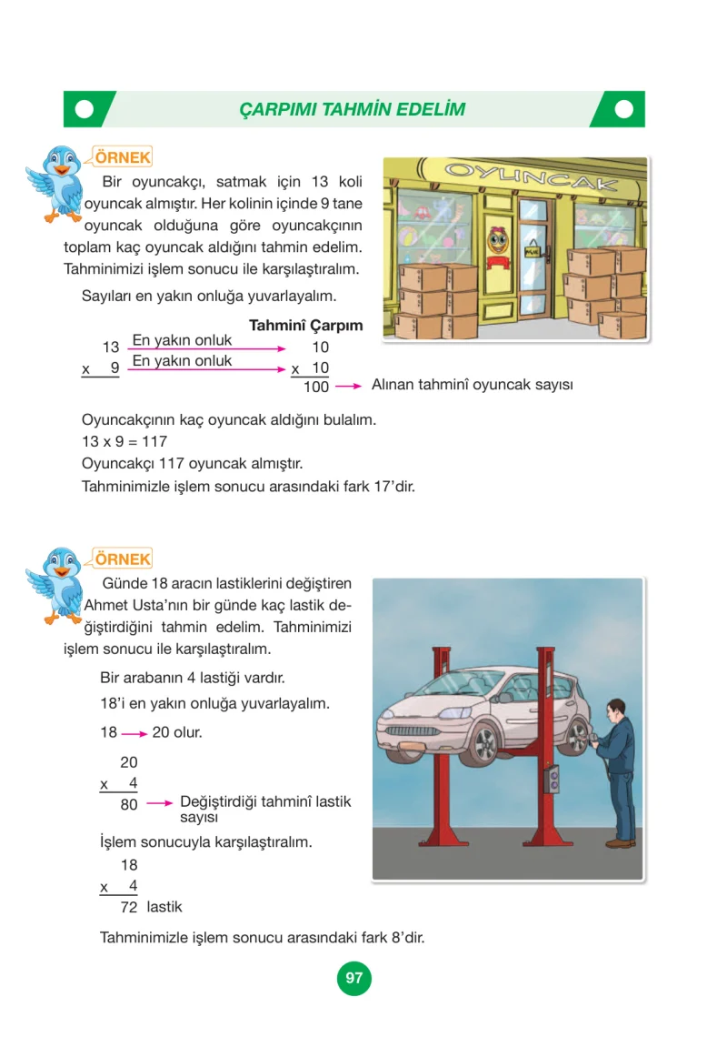 4. Sınıf Matematik Ders Kitabı Cevapları Pasifik Yayınları Sayfa 97