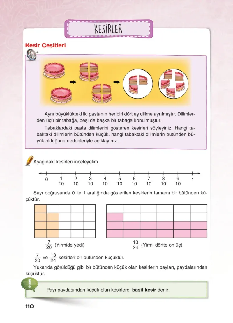 4. Sınıf Matematik Ders Kitabı Cevapları Sevgi Yayınları Sayfa 110
