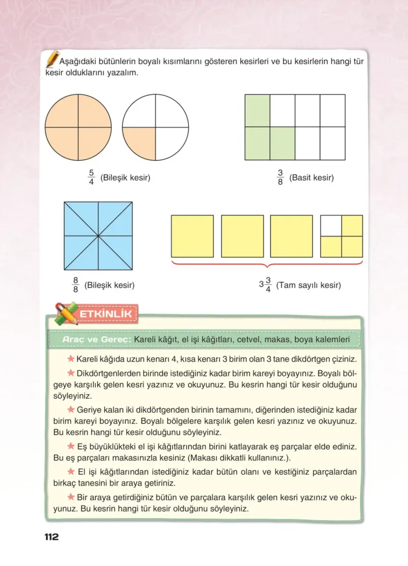 4. Sınıf Matematik Ders Kitabı Cevapları Sevgi Yayınları Sayfa 112