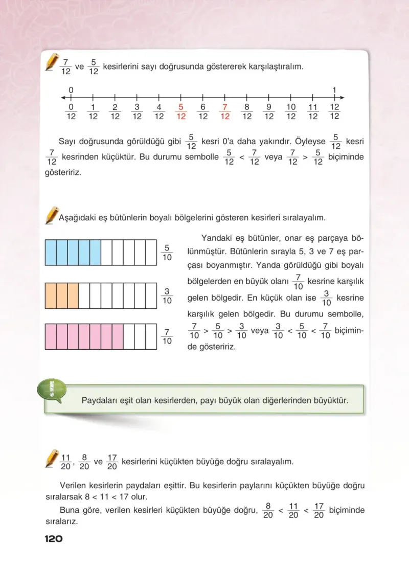 4. Sınıf Matematik Ders Kitabı Cevapları Sevgi Yayınları Sayfa 120