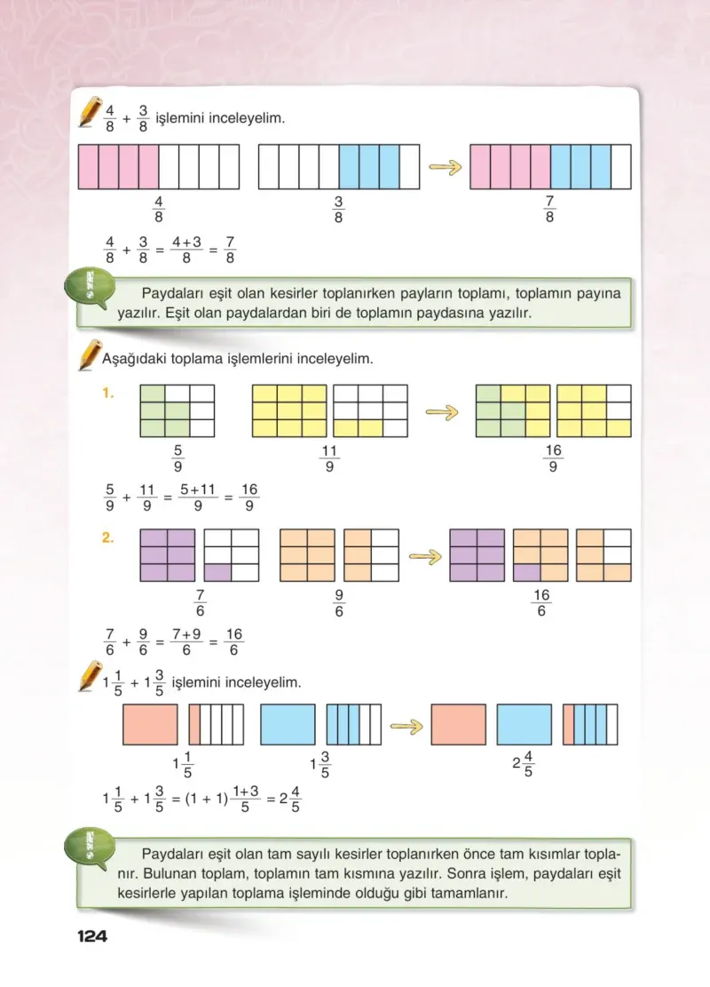 4. Sınıf Matematik Ders Kitabı Cevapları Sevgi Yayınları Sayfa 124