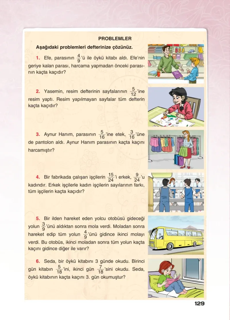 4. Sınıf Matematik Ders Kitabı Cevapları Sevgi Yayınları Sayfa 129