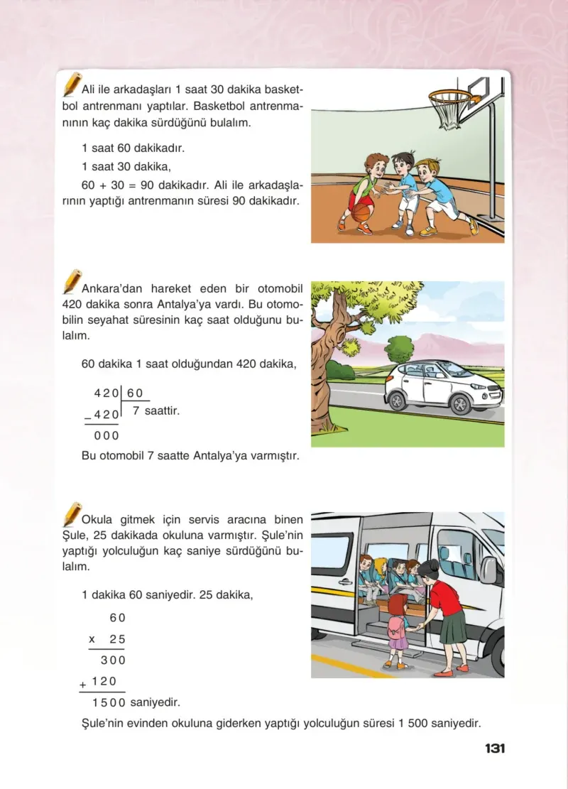 4. Sınıf Matematik Ders Kitabı Cevapları Sevgi Yayınları Sayfa 131