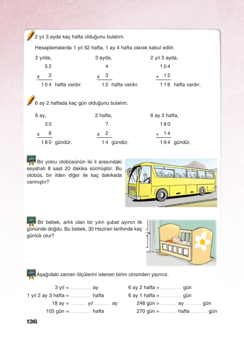 4. Sınıf Matematik Ders Kitabı Cevapları Sevgi Yayınları Sayfa 136