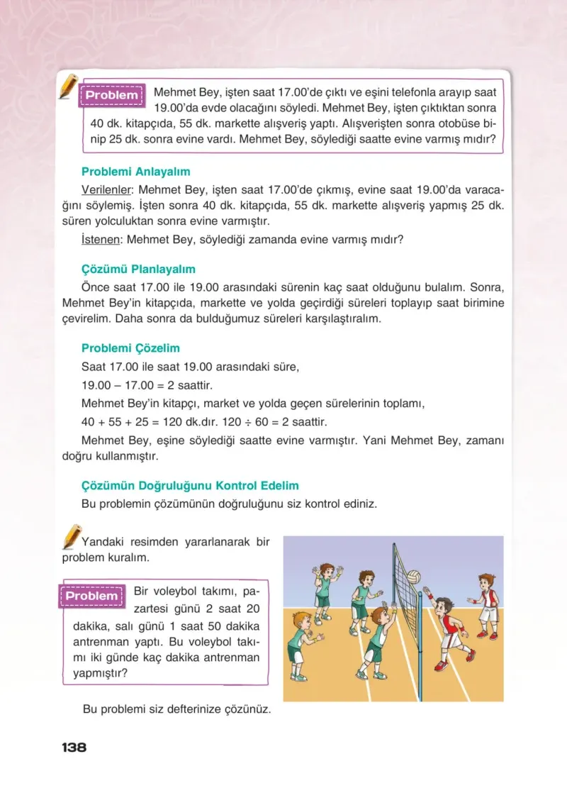 4. Sınıf Matematik Ders Kitabı Cevapları Sevgi Yayınları Sayfa 138