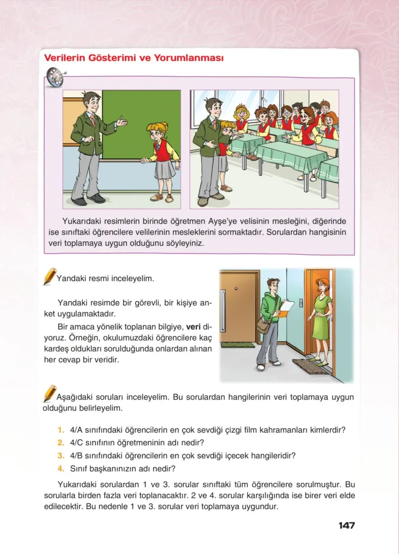 4. Sınıf Matematik Ders Kitabı Cevapları Sevgi Yayınları Sayfa 147