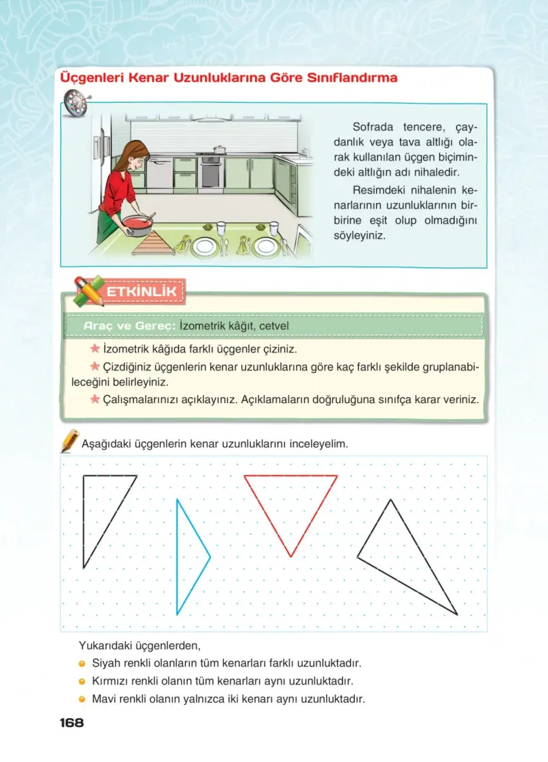 4. Sınıf Matematik Ders Kitabı Cevapları Sevgi Yayınları Sayfa 168