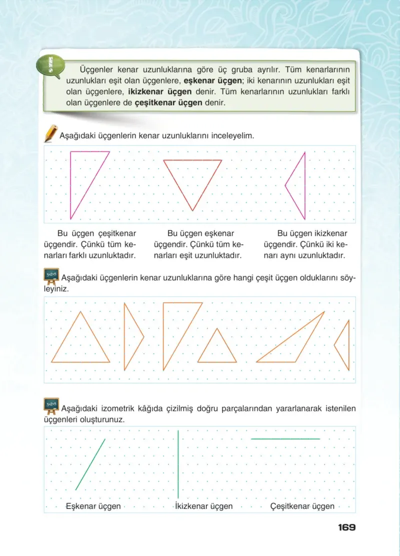 4. Sınıf Matematik Ders Kitabı Cevapları Sevgi Yayınları Sayfa 169