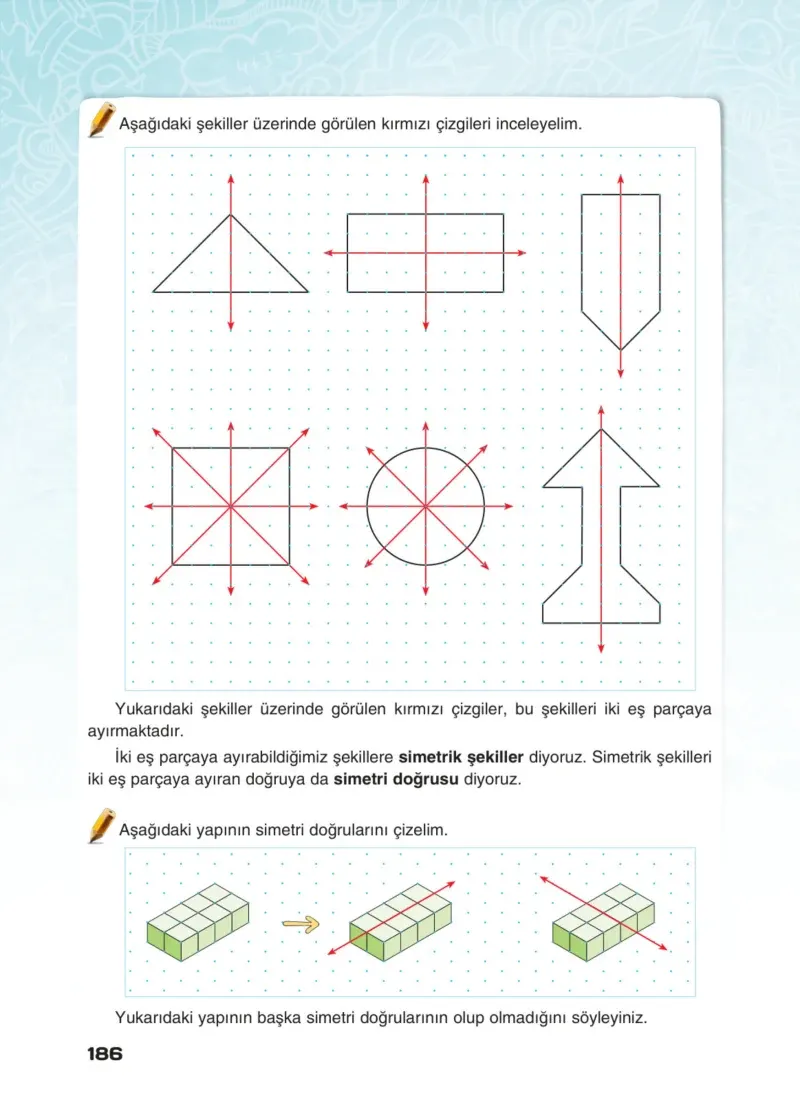 4. Sınıf Matematik Ders Kitabı Cevapları Sevgi Yayınları Sayfa 186
