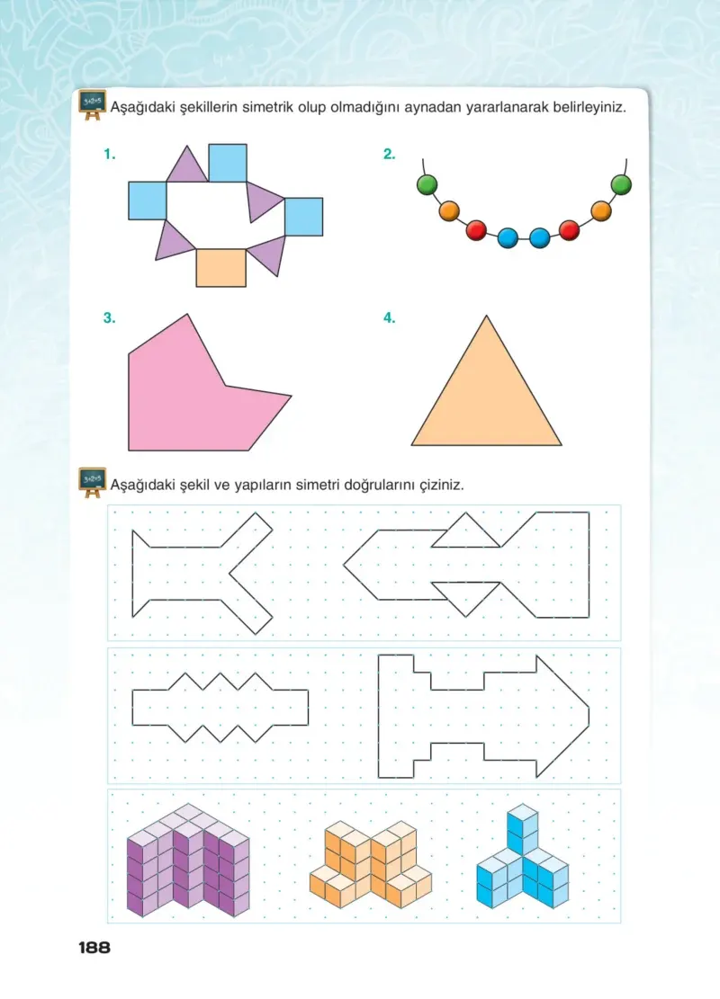 4. Sınıf Matematik Ders Kitabı Cevapları Sevgi Yayınları Sayfa 188