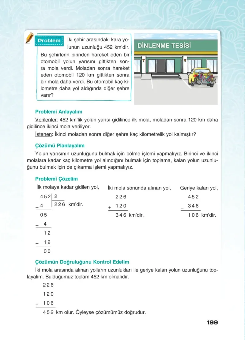 4. Sınıf Matematik Ders Kitabı Cevapları Sevgi Yayınları Sayfa 199