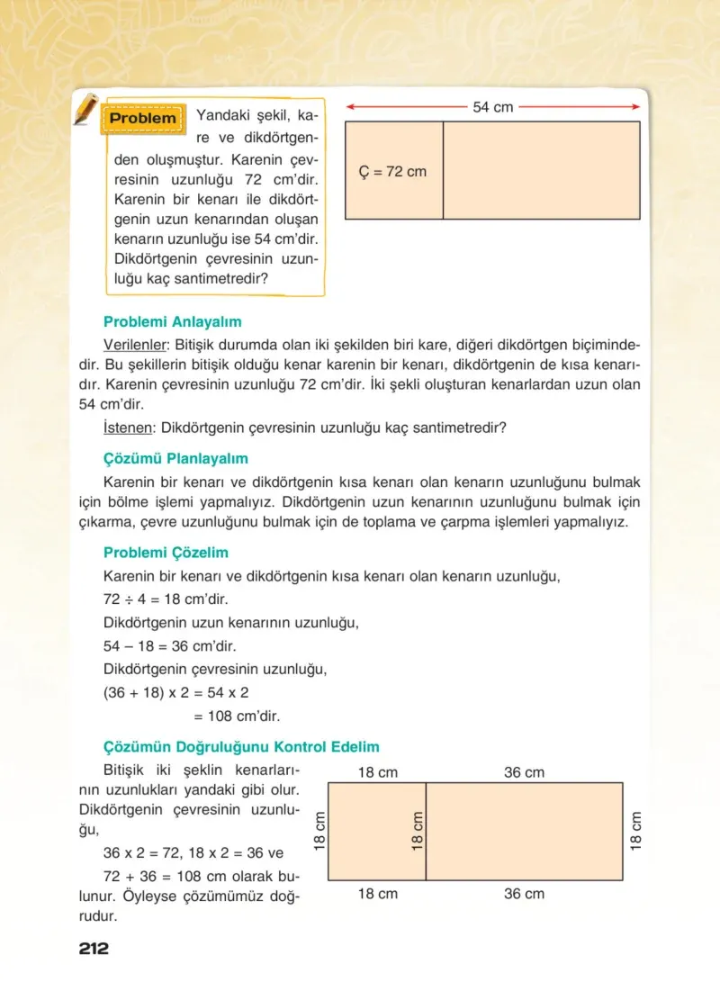 4. Sınıf Matematik Ders Kitabı Cevapları Sevgi Yayınları Sayfa 212