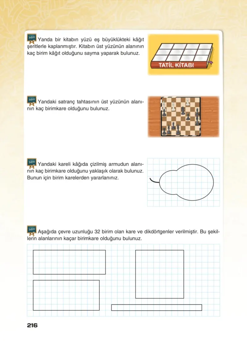 4. Sınıf Matematik Ders Kitabı Cevapları Sevgi Yayınları Sayfa 216