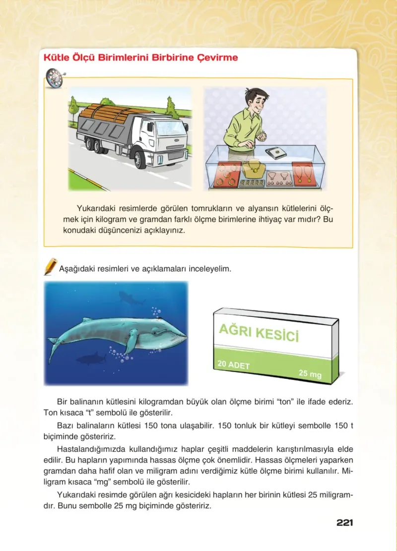 4. Sınıf Matematik Ders Kitabı Cevapları Sevgi Yayınları Sayfa 221