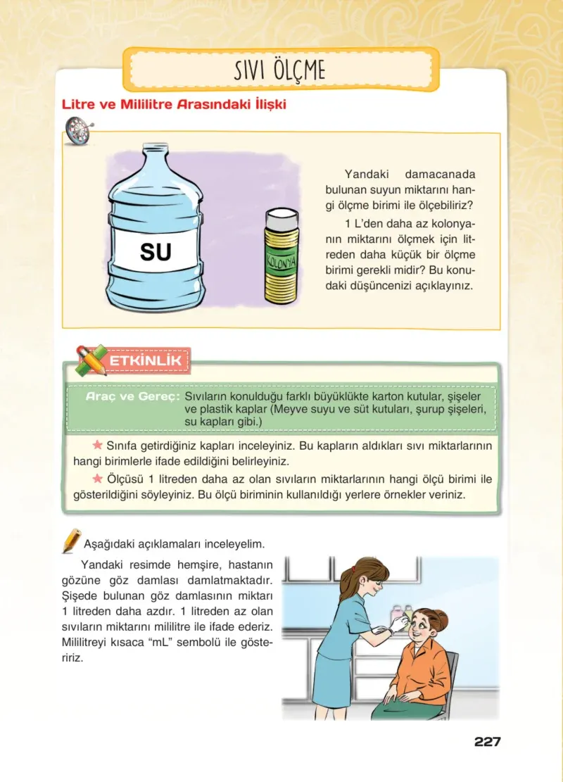 4. Sınıf Matematik Ders Kitabı Cevapları Sevgi Yayınları Sayfa 227
