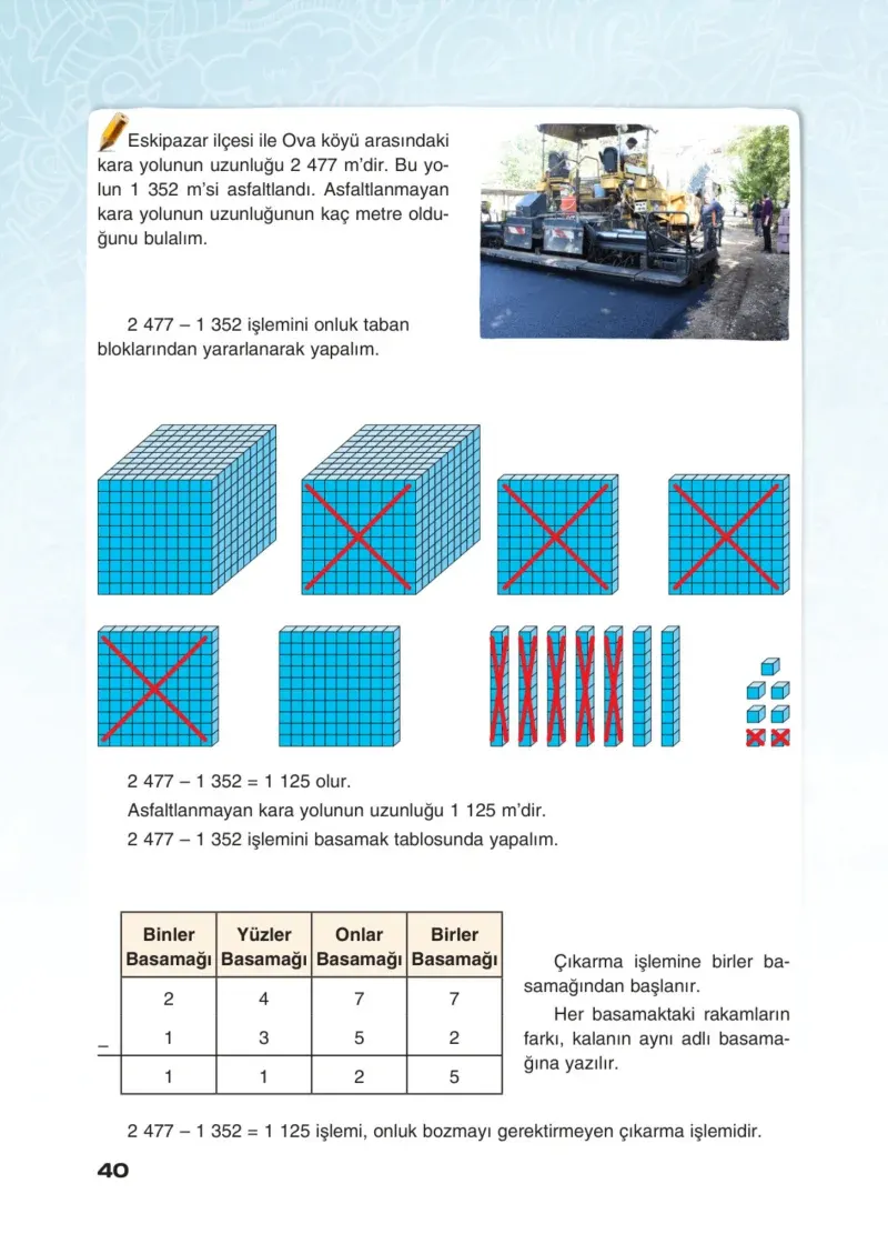 4. Sınıf Matematik Ders Kitabı Cevapları Sevgi Yayınları Sayfa 40