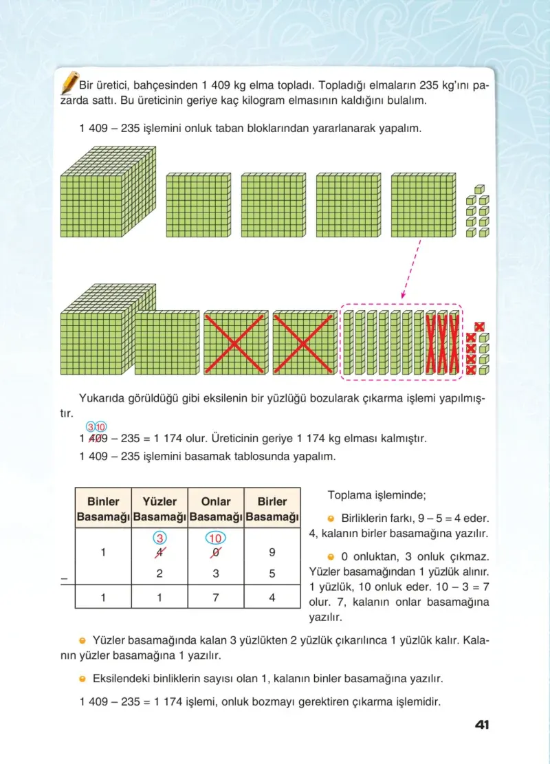 4. Sınıf Matematik Ders Kitabı Cevapları Sevgi Yayınları Sayfa 41