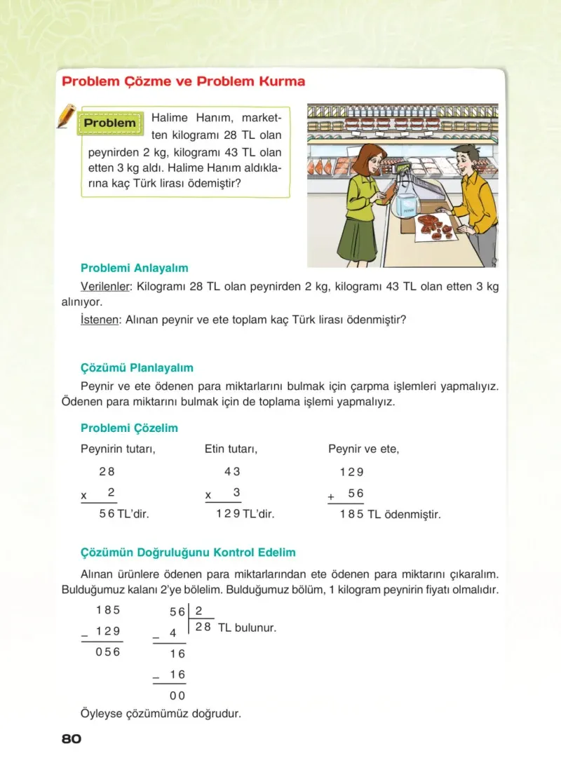 4. Sınıf Matematik Ders Kitabı Cevapları Sevgi Yayınları Sayfa 80