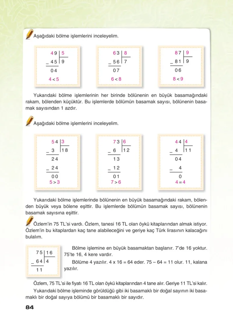 4. Sınıf Matematik Ders Kitabı Cevapları Sevgi Yayınları Sayfa 84