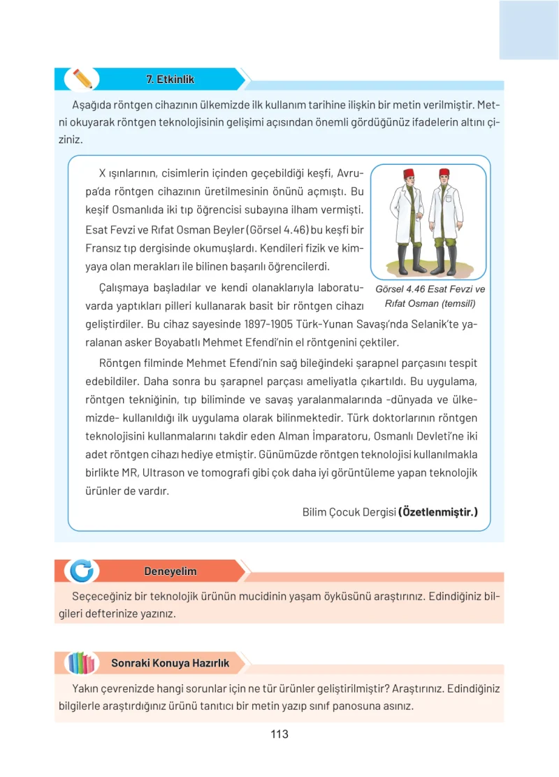 4. Sınıf Sosyal Bilgiler Ders Kitabı Cevapları Ferman Yayınları Sayfa 113