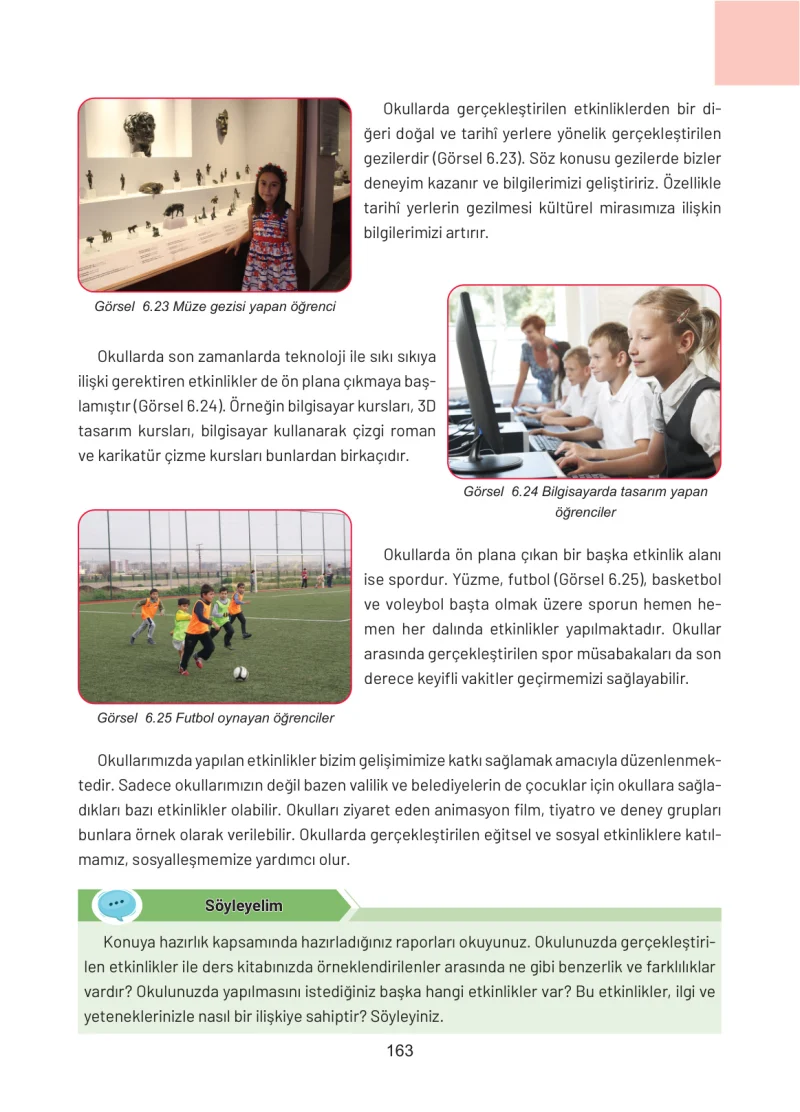 4. Sınıf Sosyal Bilgiler Ders Kitabı Cevapları Ferman Yayınları Sayfa 163