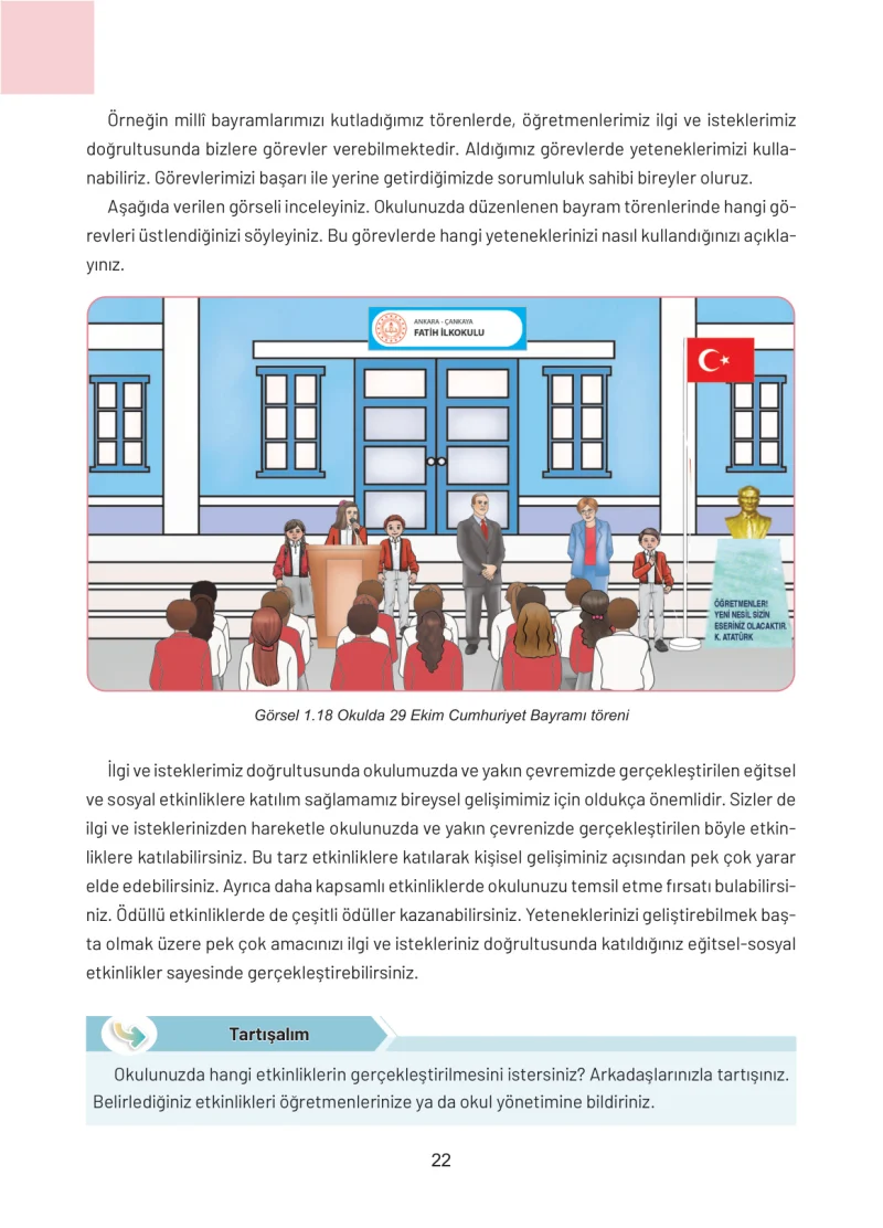 4. Sınıf Sosyal Bilgiler Ders Kitabı Cevapları Ferman Yayınları Sayfa 22
