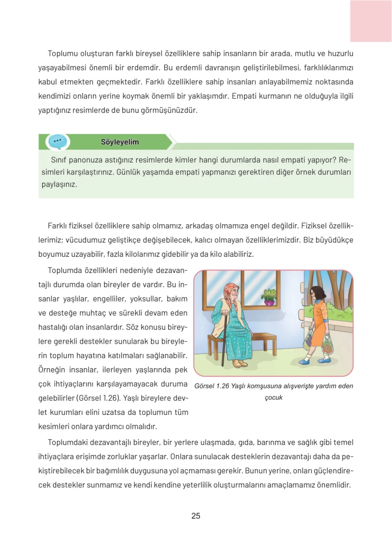 4. Sınıf Sosyal Bilgiler Ders Kitabı Cevapları Ferman Yayınları Sayfa 25