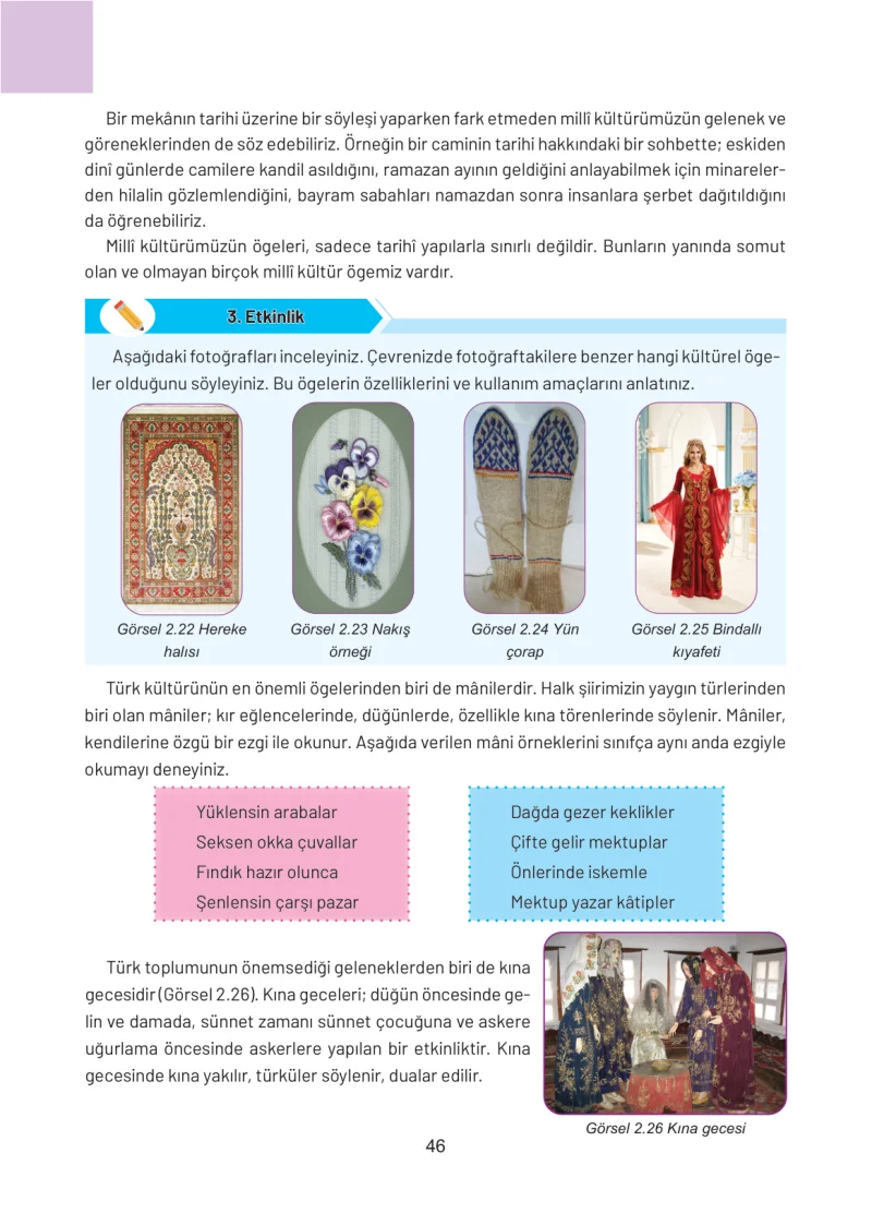 4. Sınıf Sosyal Bilgiler Ders Kitabı Cevapları Ferman Yayınları Sayfa 46