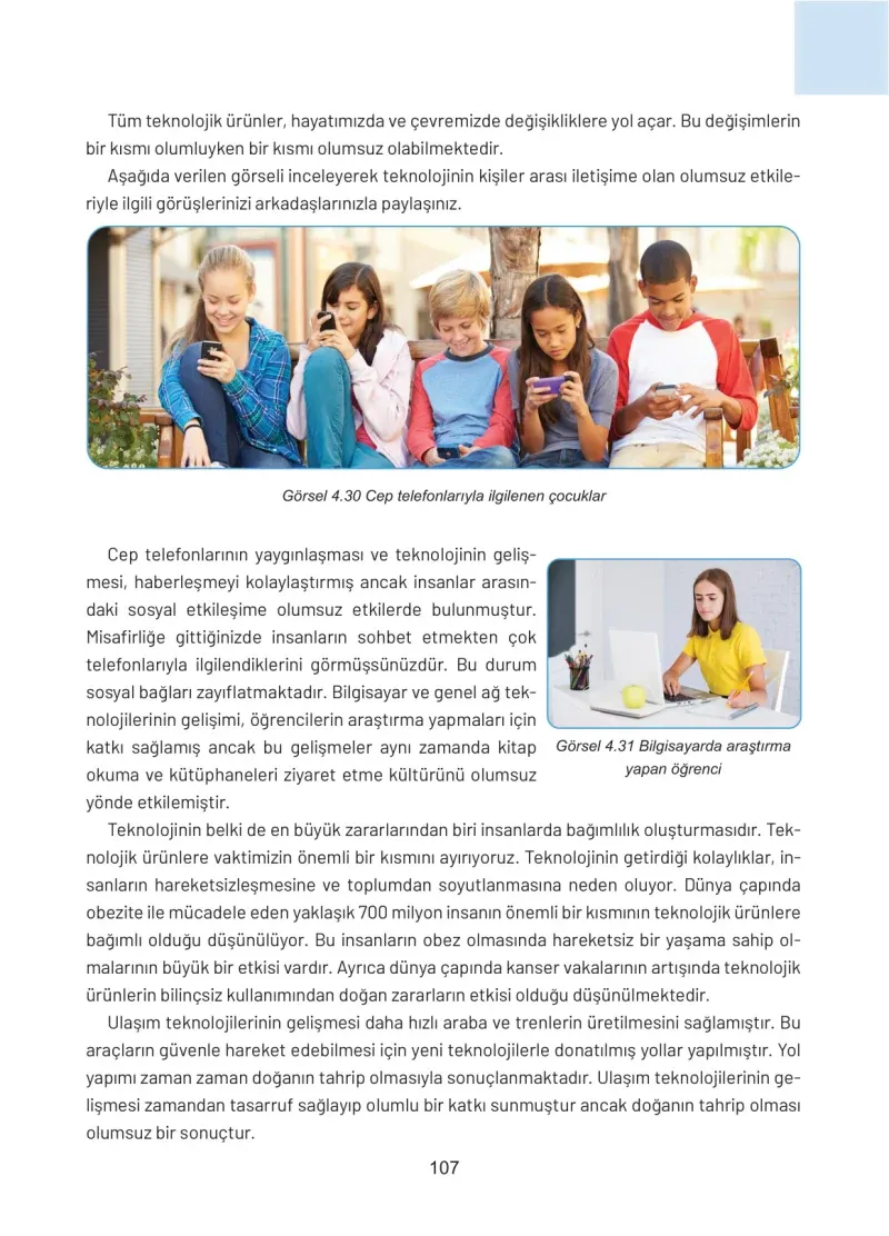 4. Sınıf Sosyal Bilgiler Ders Kitabı Cevapları Hecce Yayınları Sayfa 107