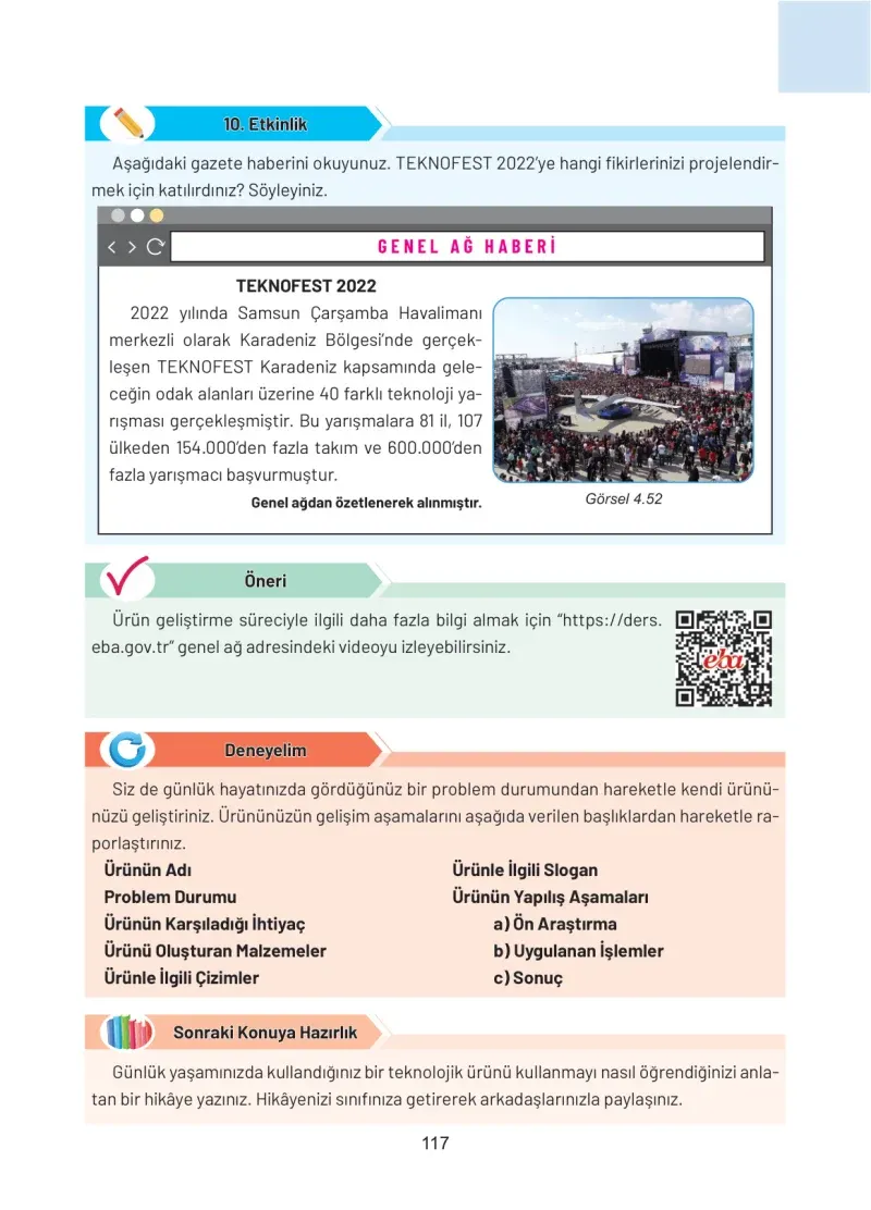 4. Sınıf Sosyal Bilgiler Ders Kitabı Cevapları Hecce Yayınları Sayfa 117