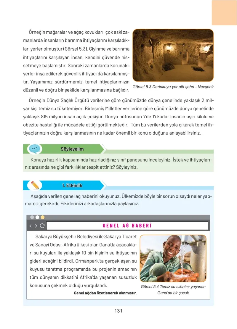 4. Sınıf Sosyal Bilgiler Ders Kitabı Cevapları Hecce Yayınları Sayfa 131