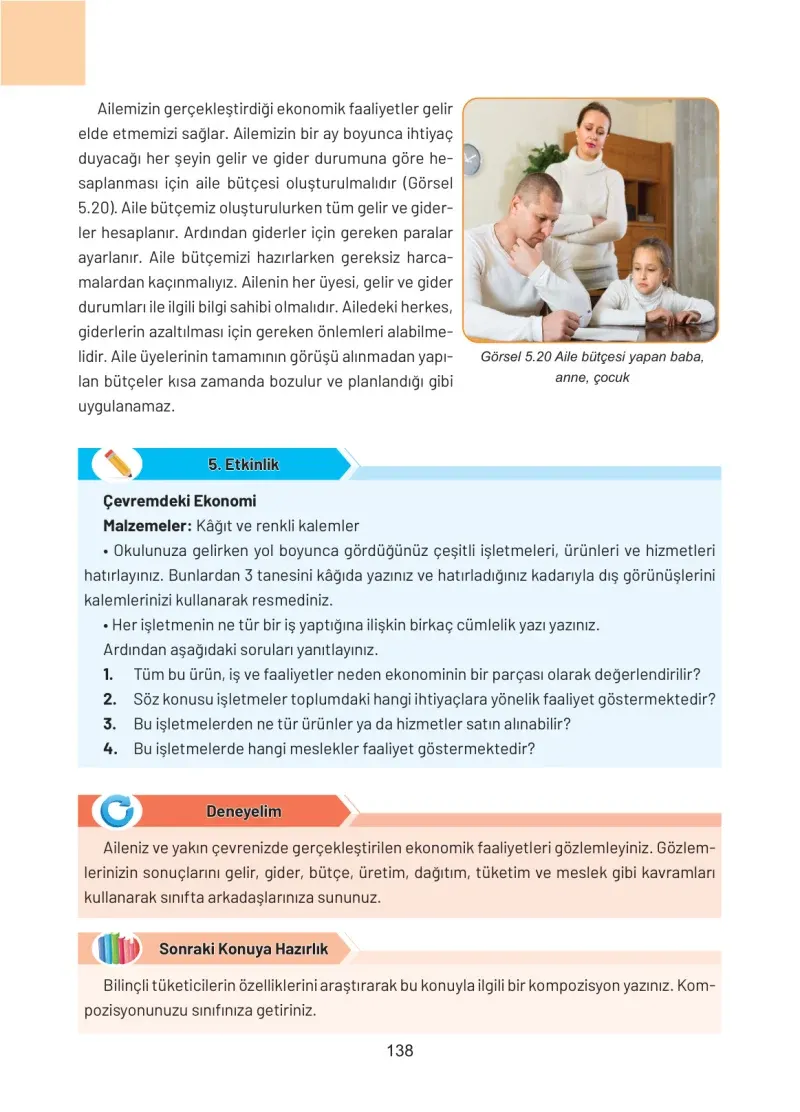 4. Sınıf Sosyal Bilgiler Ders Kitabı Cevapları Hecce Yayınları Sayfa 138