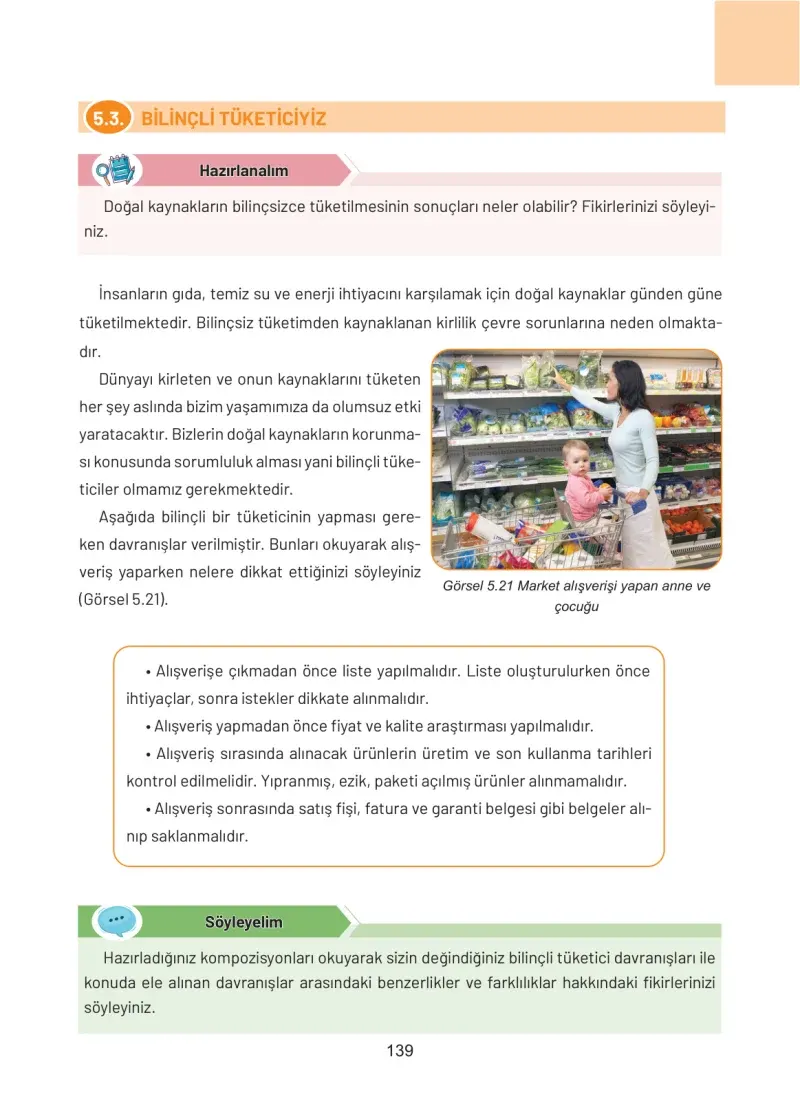 4. Sınıf Sosyal Bilgiler Ders Kitabı Cevapları Hecce Yayınları Sayfa 139