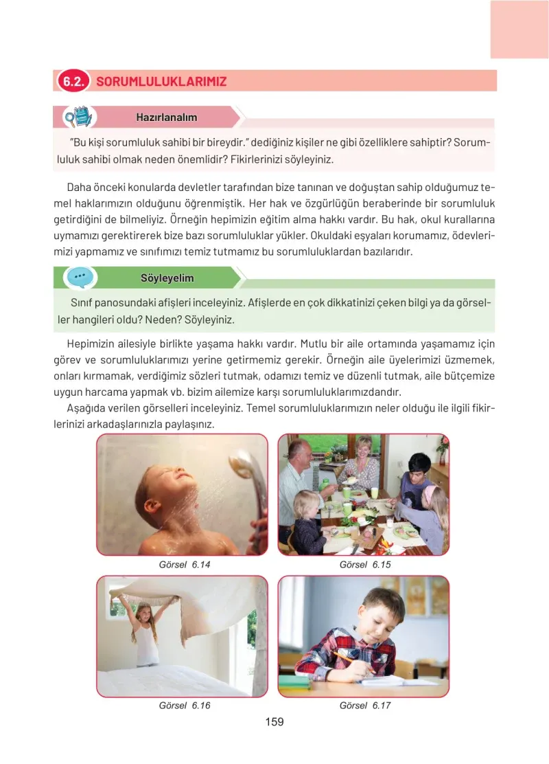 4. Sınıf Sosyal Bilgiler Ders Kitabı Cevapları Hecce Yayınları Sayfa 159