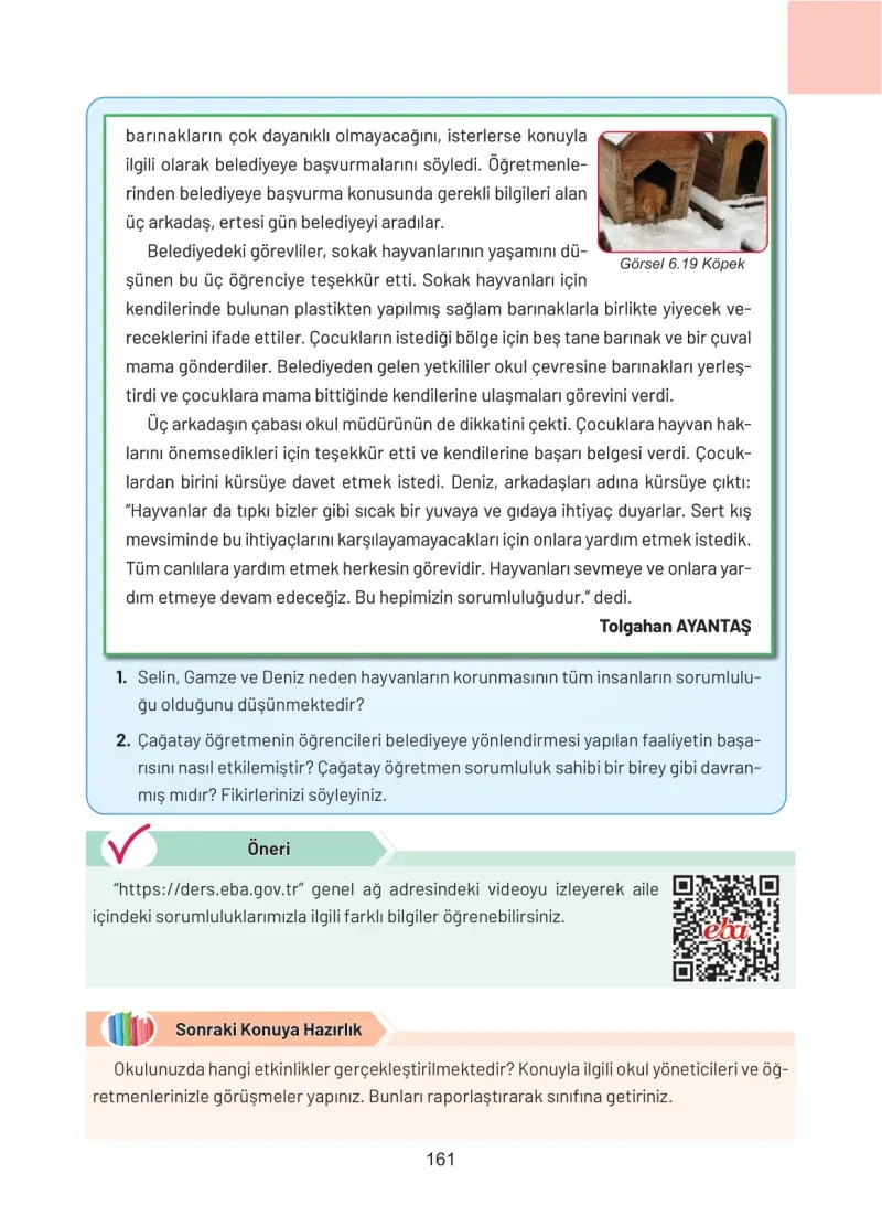 4. Sınıf Sosyal Bilgiler Ders Kitabı Cevapları Hecce Yayınları Sayfa 161
