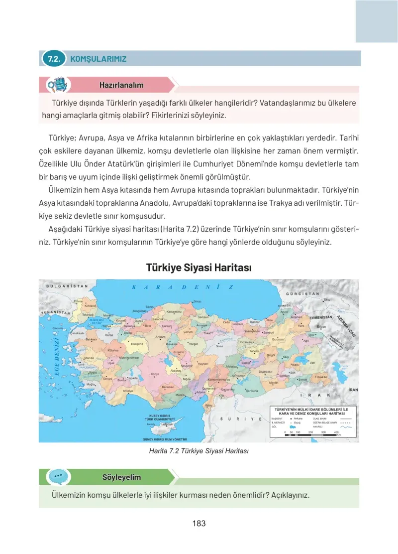 4. Sınıf Sosyal Bilgiler Ders Kitabı Cevapları Hecce Yayınları Sayfa 183