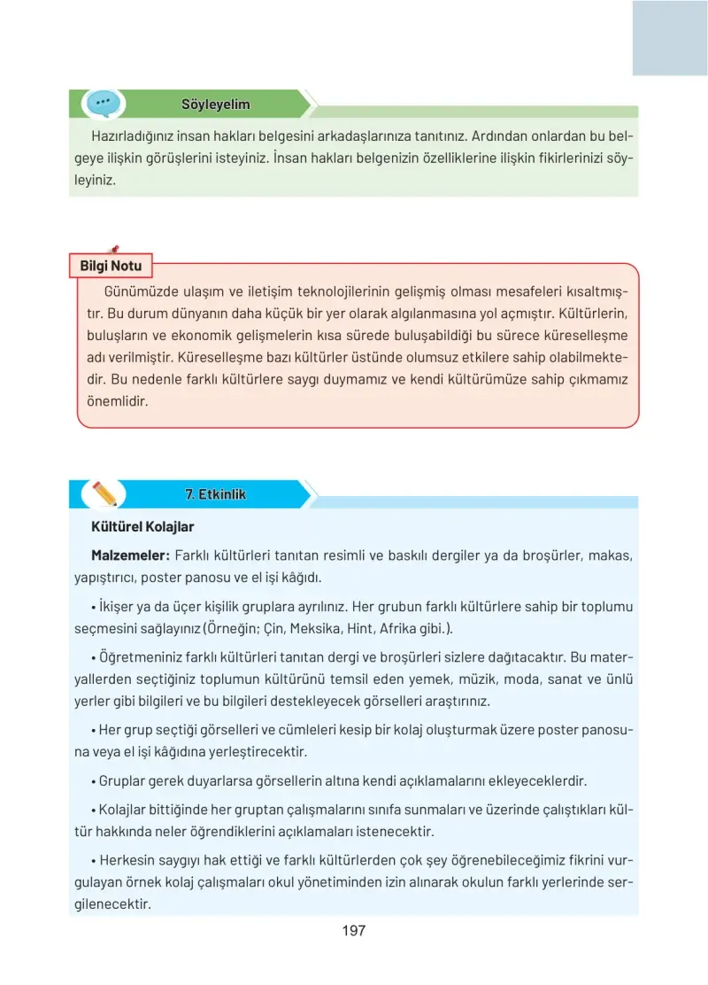 4. Sınıf Sosyal Bilgiler Ders Kitabı Cevapları Hecce Yayınları Sayfa 197