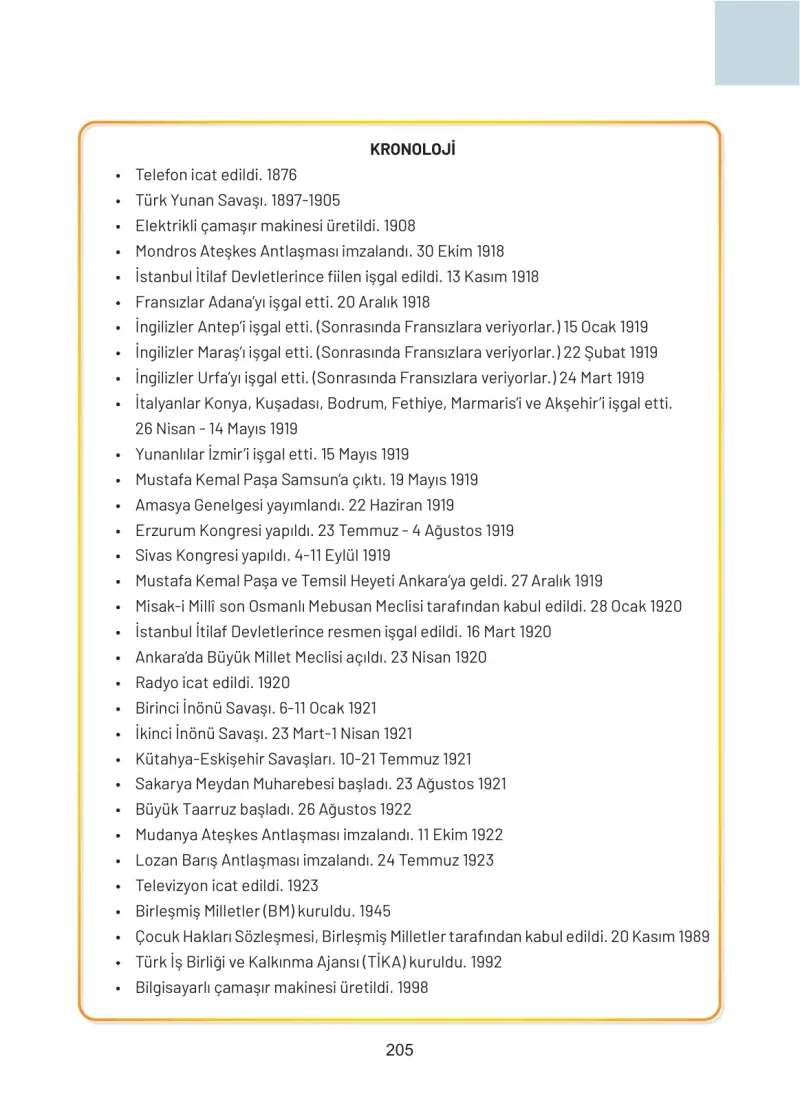 4. Sınıf Sosyal Bilgiler Ders Kitabı Cevapları Hecce Yayınları Sayfa 205