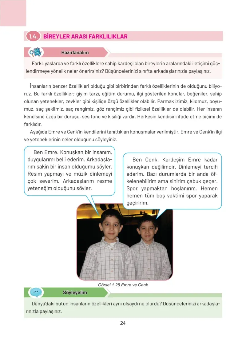 4. Sınıf Sosyal Bilgiler Ders Kitabı Cevapları Hecce Yayınları Sayfa 24