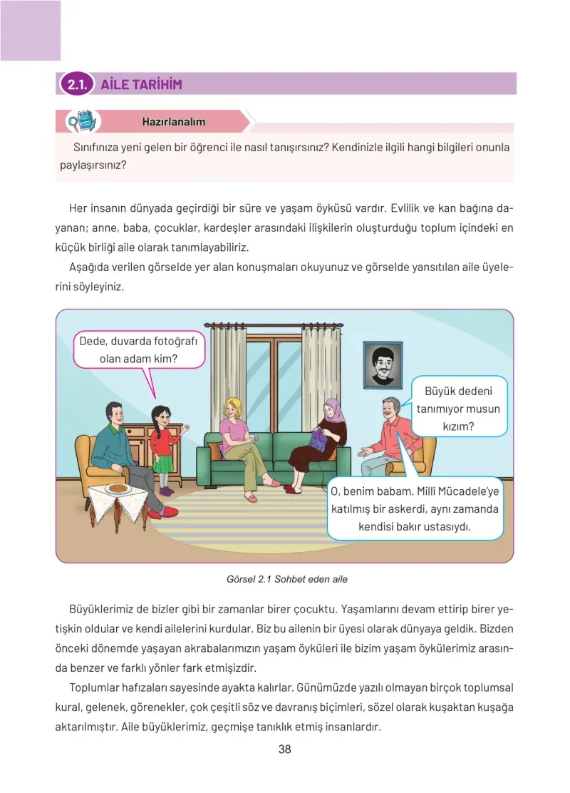 4. Sınıf Sosyal Bilgiler Ders Kitabı Cevapları Hecce Yayınları Sayfa 38