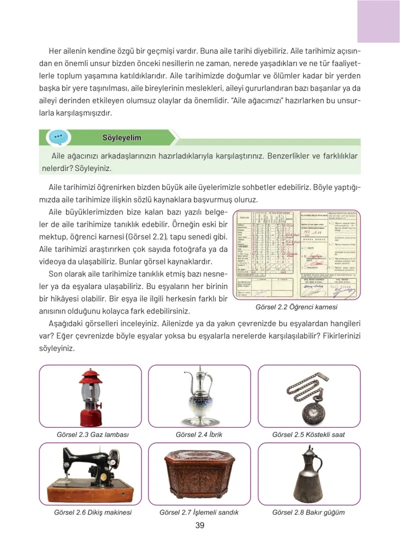 4. Sınıf Sosyal Bilgiler Ders Kitabı Cevapları Hecce Yayınları Sayfa 39