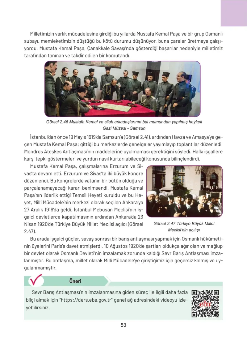 4. Sınıf Sosyal Bilgiler Ders Kitabı Cevapları Hecce Yayınları Sayfa 53