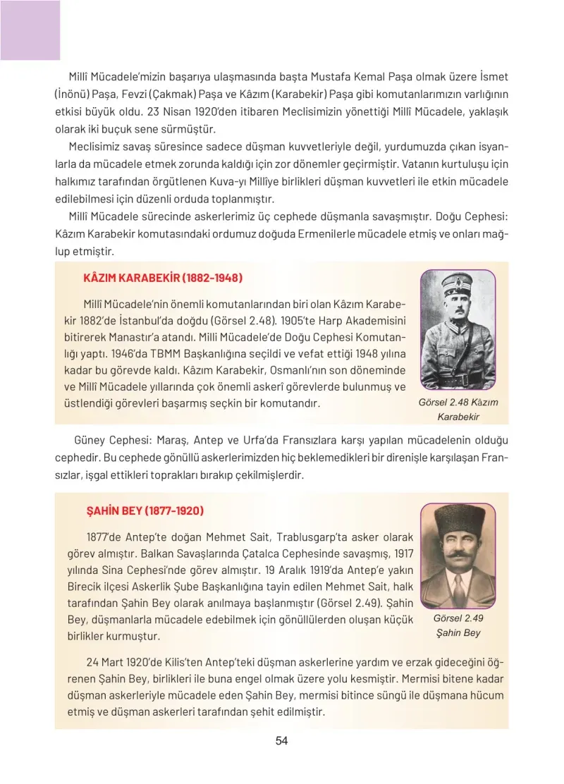 4. Sınıf Sosyal Bilgiler Ders Kitabı Cevapları Hecce Yayınları Sayfa 54