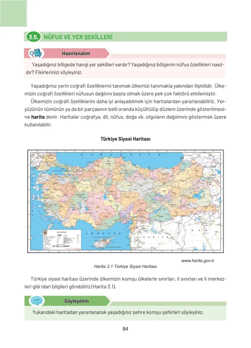4. Sınıf Sosyal Bilgiler Ders Kitabı Cevapları Hecce Yayınları Sayfa 84