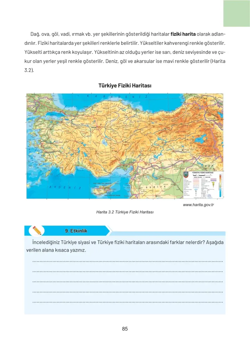 4. Sınıf Sosyal Bilgiler Ders Kitabı Cevapları Hecce Yayınları Sayfa 85