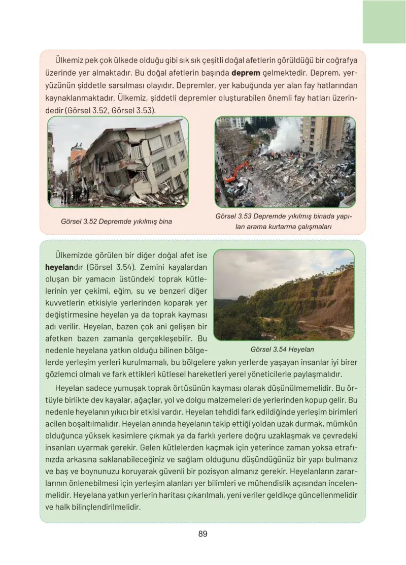 4. Sınıf Sosyal Bilgiler Ders Kitabı Cevapları Hecce Yayınları Sayfa 89