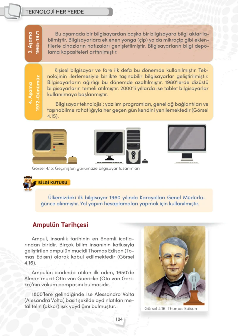 4. Sınıf Sosyal Bilgiler Ders Kitabı Cevapları Meb Yayınları Sayfa 104