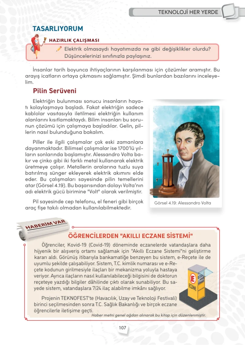 4. Sınıf Sosyal Bilgiler Ders Kitabı Cevapları Meb Yayınları Sayfa 107