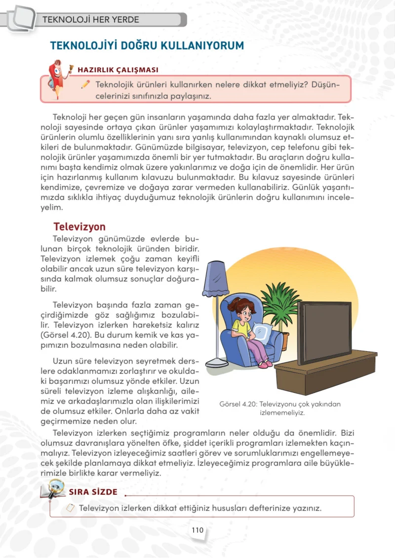 4. Sınıf Sosyal Bilgiler Ders Kitabı Cevapları Meb Yayınları Sayfa 110