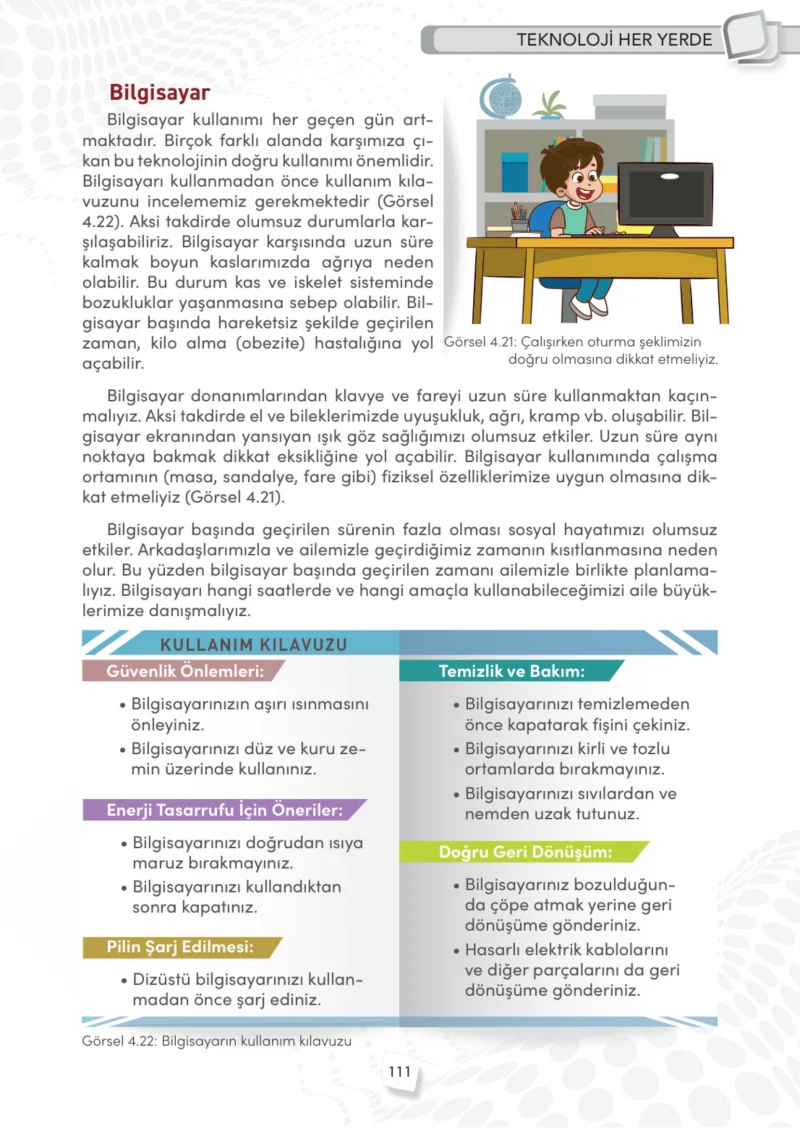4. Sınıf Sosyal Bilgiler Ders Kitabı Cevapları Meb Yayınları Sayfa 111